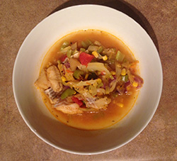Cod Texas Chili Stew